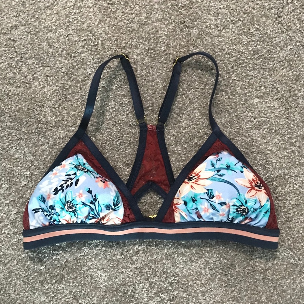 Target Floral Racerback Bikini Top - Small